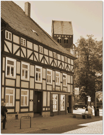 Aussenansicht, Lange Strasse 1957 (Pahnkes Backstube)